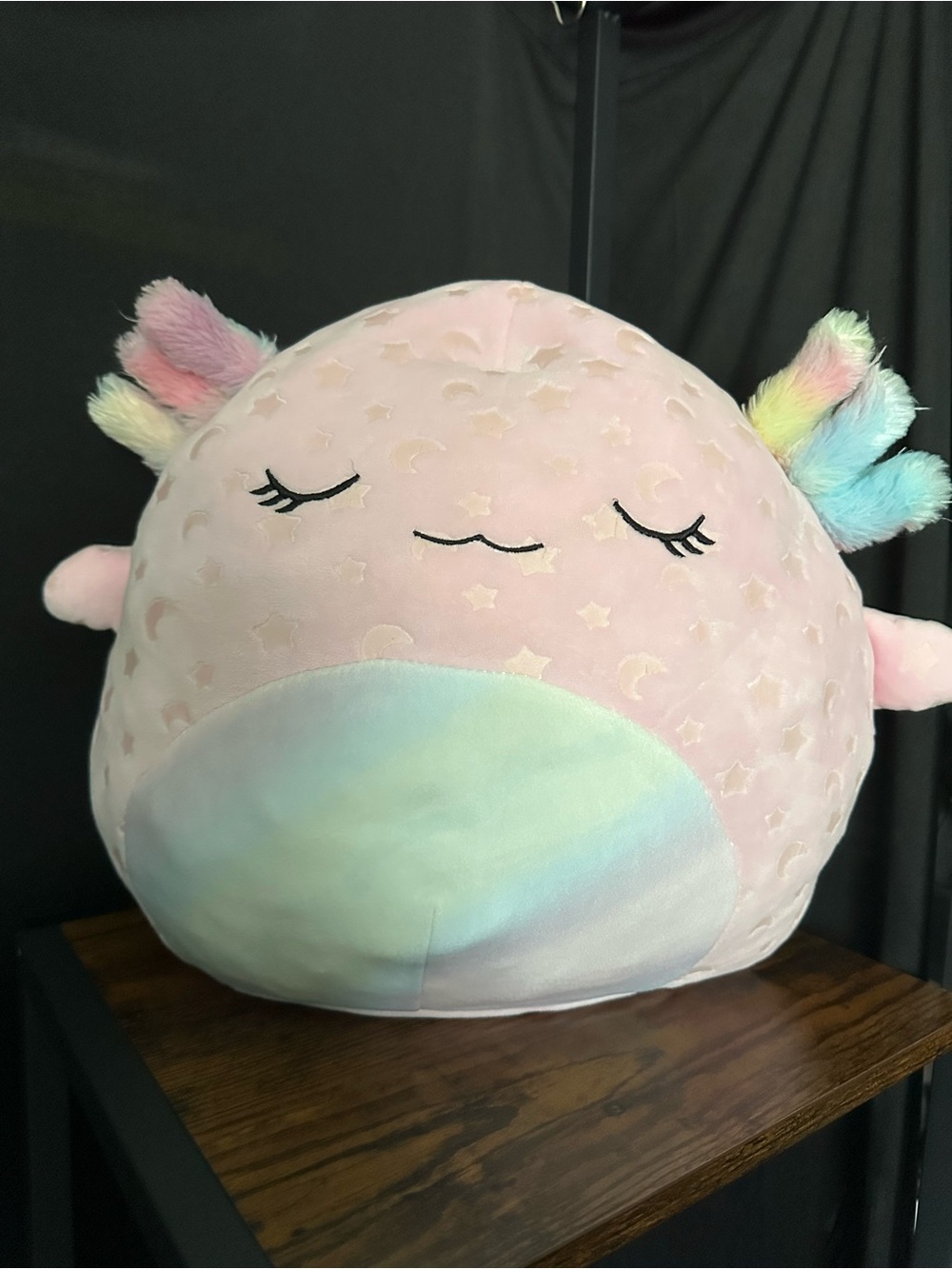 Squishmallows Cressida the Axolotl 12-inch Glow-in-the-dark plush